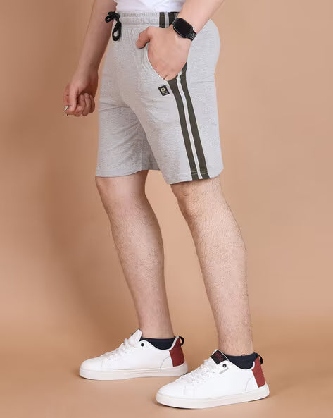 BERRY BLUES Stripes Regular Fit Shorts