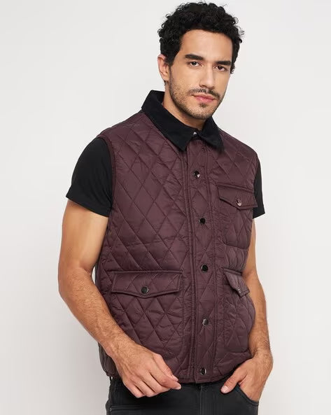 CLUB YORK Men Quilted Regular Fit Bomber Jacket