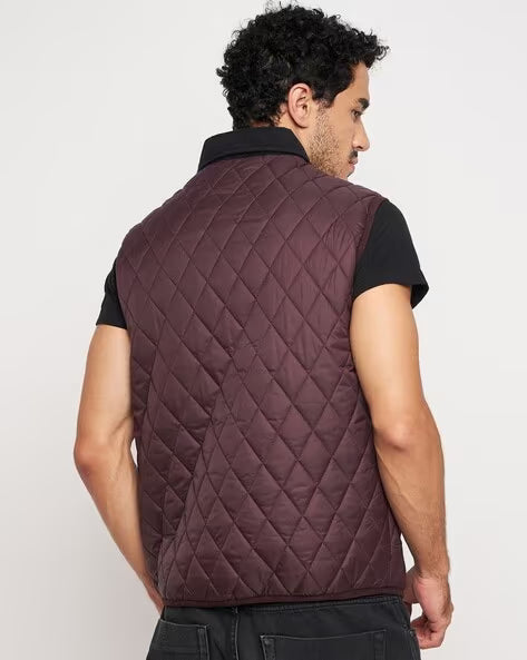 CLUB YORK Men Quilted Regular Fit Bomber Jacket