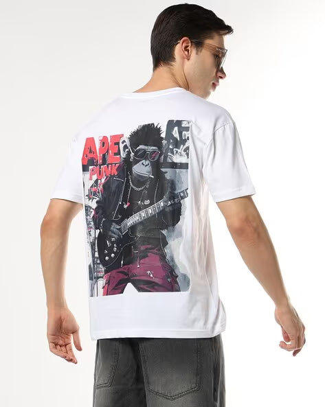 BUDA JEANS CO Men Graphic Print Relaxed Fit T-Shirt