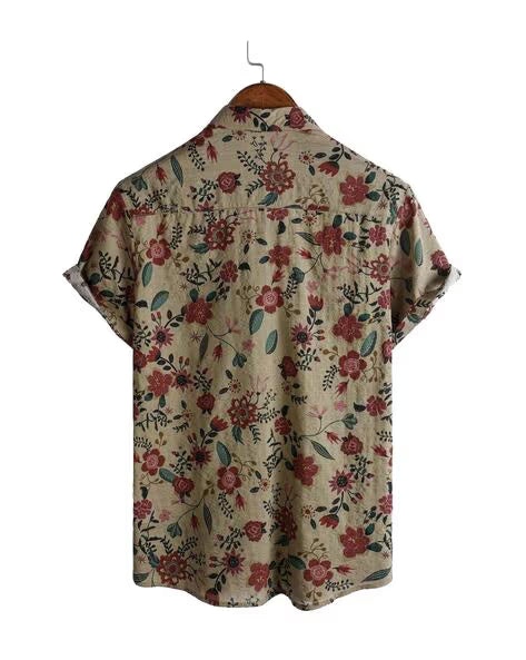 ALPHA TRIBE Men Floral Print Regular Fit Shirt