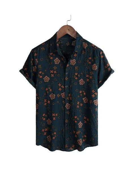 ALPHA TRIBE Men Floral Print Regular Fit Shirt