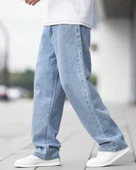 NEONOMAD Men Mid Rise Relaxed Jeans