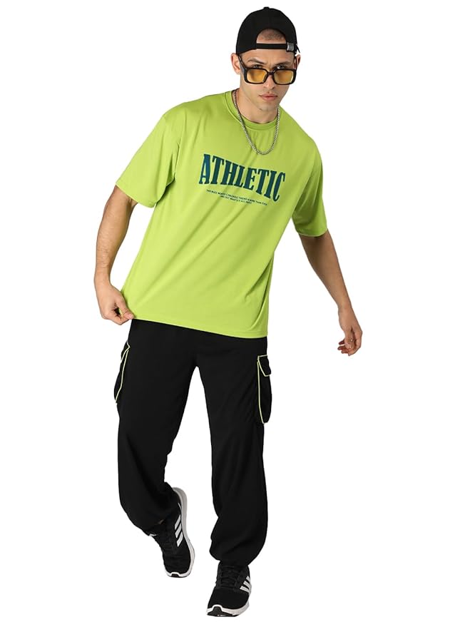 CHKOKKO Men's Cotton Blend Printed Casual Summer Wear Stylish Half Sleeves Latest Co Ord Track Suit Round Neck Western Co-ord Set