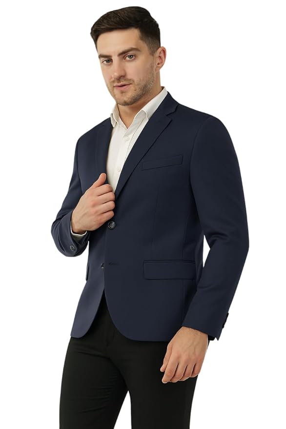 SaintX Men's Formal Blazer | Fully Lined | Slim Fit | Professional Jacket | Premium Business Formal Suit | Office | Wedding | All Purpose