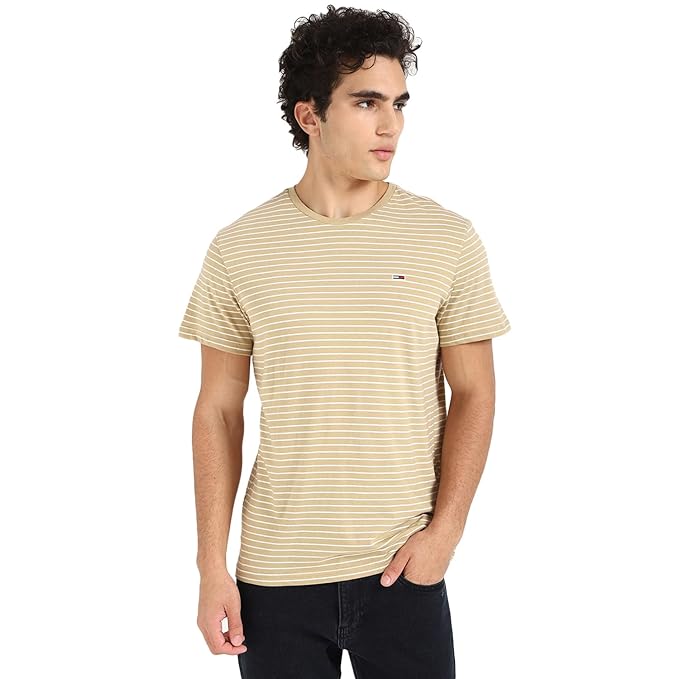 Tommy Hilfiger Men's Striped Slim Fit T-Shirt