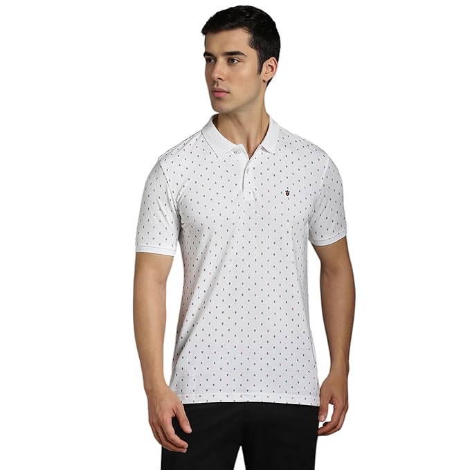 Louis Philippe Mens Cotton Slim Fit T-Shirt