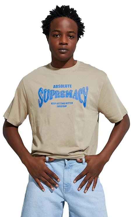 Max Men Cotton Regular Fit URB_N Graphic Printed T-Shirt