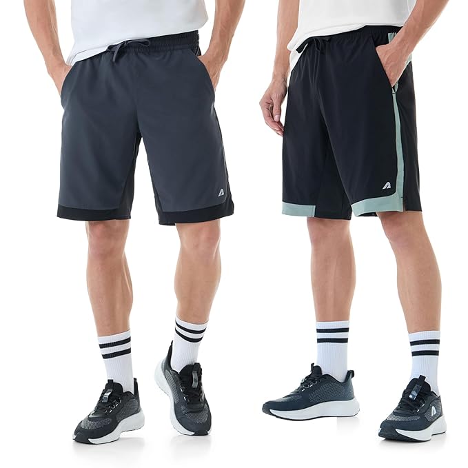 Boldfit Training Shorts for Men Free Style Gym Shorts for Men Workout, Running Sports Long Half Short for Mens Sports Short for Man Everyday Gym Wear