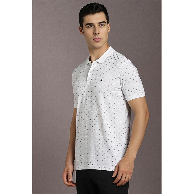Louis Philippe Mens Cotton Slim Fit T-Shirt