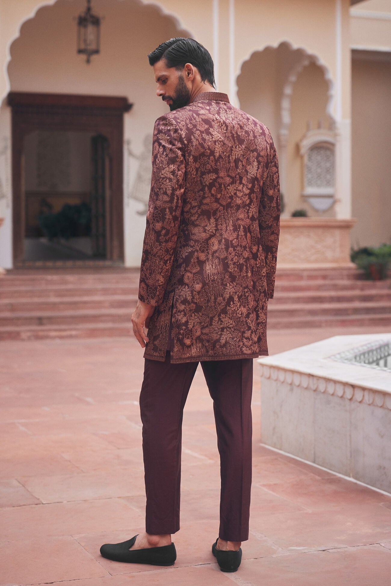 Anshul Sherwani - Maroon