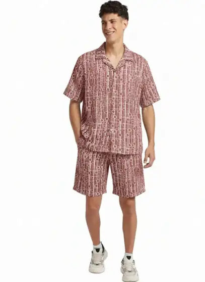 CHIRASVI Shirt Regular Shorts Co-ords Set